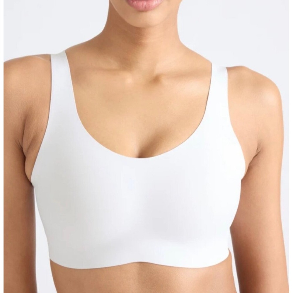 Knix Revolution Unlined Bralette Seamless Wireless White Size XXXL+42 D DD E